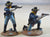 Paragon Painted US Cavalry Soldiers Set 2 6 Piece Set with Flag