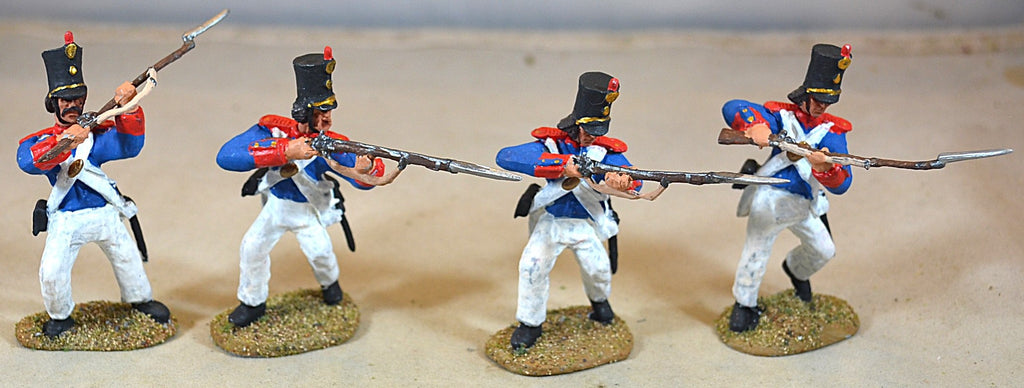 Paragon Painted Alamo Mexican Regulars 4 Piece Set