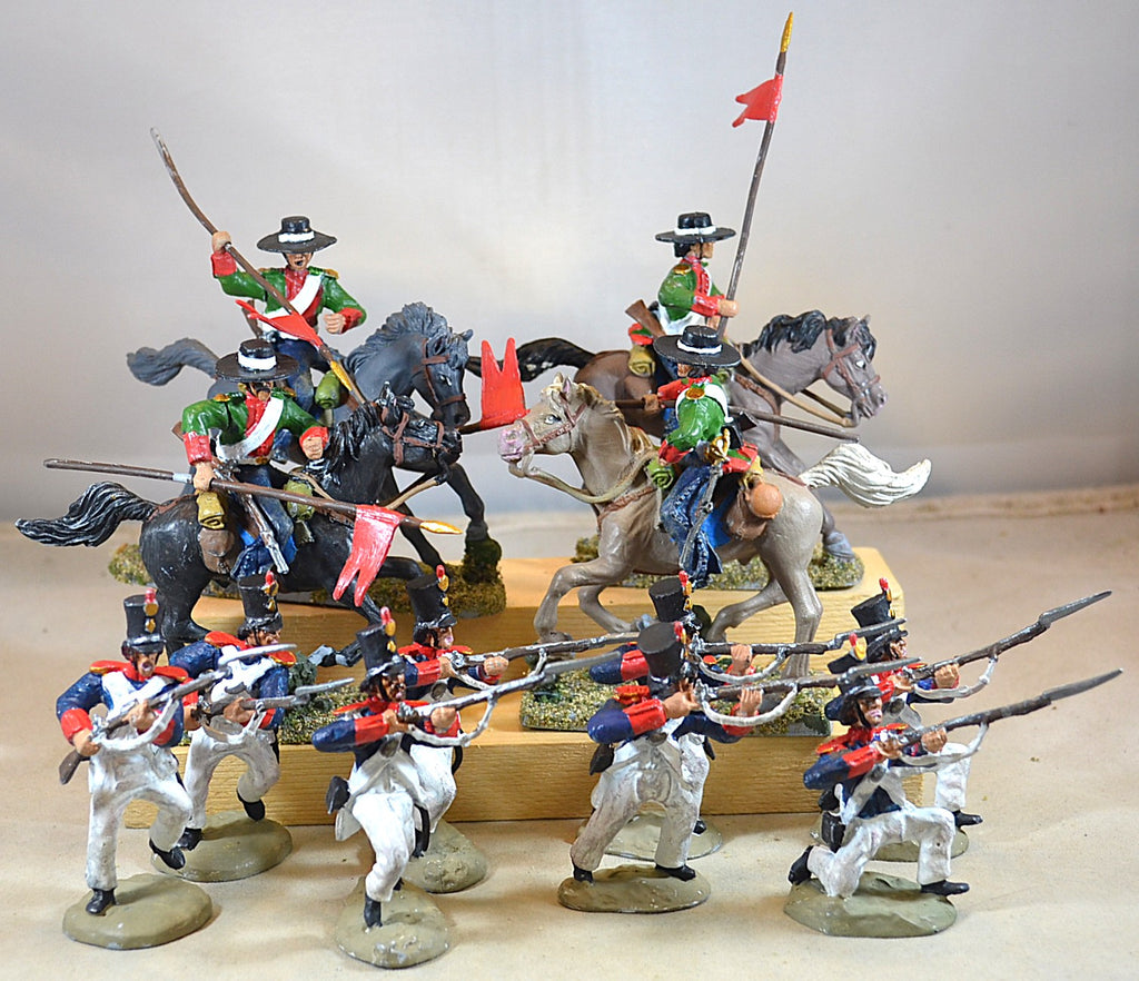 Paragon Painted Alamo Mexican Cavalry and Infantry Set 3