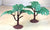 4" Plastic Trees for Dioramas and Battle Scenes - Set of 4