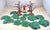 4" Plastic Trees for Dioramas and Battle Scenes - Set of 4