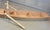 Wooden Long Flat Bottom Whaling Fishing Boat with Oars