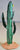 Realistic Painted 5.5" Tall Cactus for Dioramas and Battle Scenes Dark Green