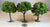 4" Plastic Fruit Trees for Dioramas and Battle Scenes 3 PC Set