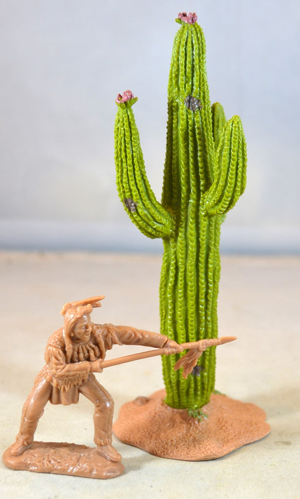 Realistic Painted 5.5" Tall Cactus for Dioramas and Battle Scenes