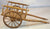 Painted Medieval 2 Wheeled Cart American Revolution Pioneer