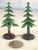 Plastic Pine Trees 6 Piece Set Christmas Multi Scale