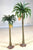 Plastic Palm Trees with base for Dioramas and Battle Scenes 4 PC Set