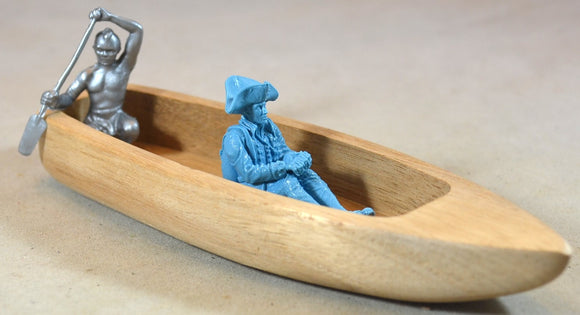 Dug Out Small Wooden Boat Canoe
