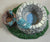 Hand Painted Stone Water Well with Bucket