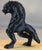 Painted Werewolf Wolfman Lycanthrope Figure Black