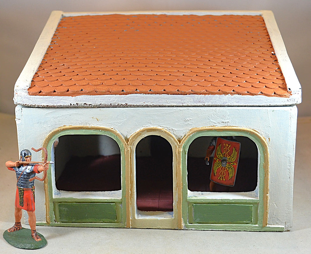 TSSD Hand Painted Roman 1-Story Building TS218P