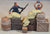 TSSD Painted Barricade with Barrels, Crates and Sandbags TS5426
