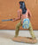 TSSD Painted Crazy Horse Sioux Indian Little Big Horn Figure #2
