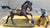 TSSD Painted CSA Confederate Cavalry Figure on Horse