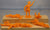 TSSD Original Prototype Dismounted Cavalry with Casualties Set #17 Orange