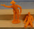 TSSD Original Prototype Dismounted Cavalry with Casualties Set #17 Orange
