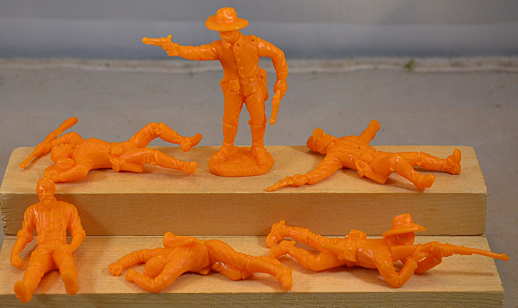 TSSD Original Prototype Dismounted Cavalry with Casualties Set #17 Orange