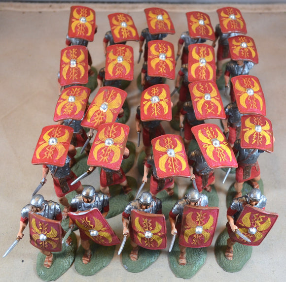 TSSD Painted Roman Testudo (Tortoise) with Raised Shields