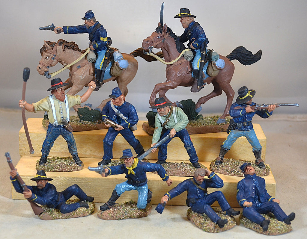 TSSD Painted Union Cavalry Artillery Wounded Set #12