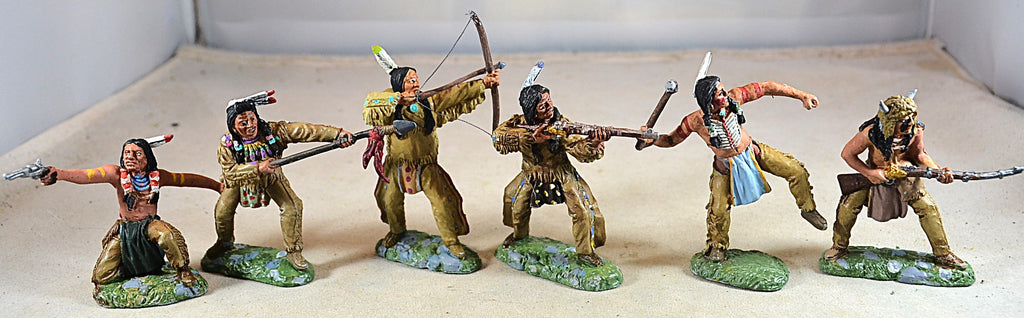 TSSD Painted Plains Indian Warriors Set #13 Lot 2