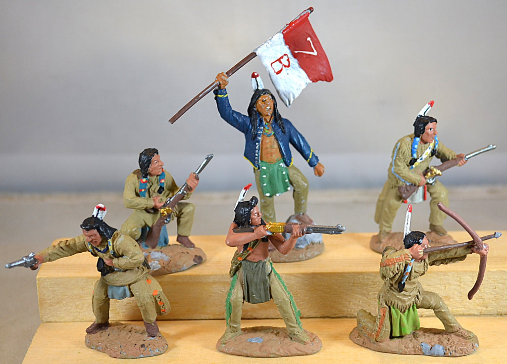 TSSD Painted Plains Indian Warriors Set #14