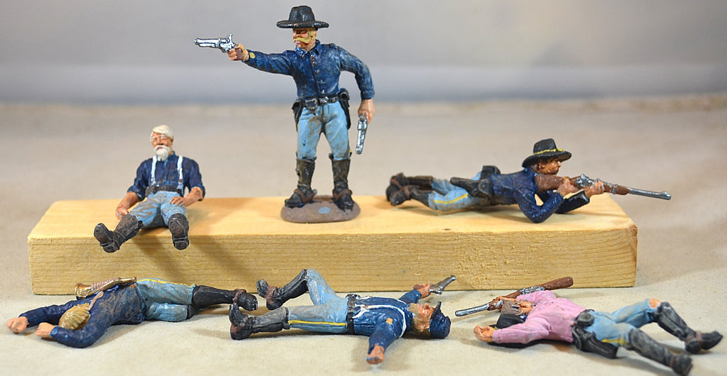 TSSD Painted US Dismounted Cavalry with Casualties Set #17