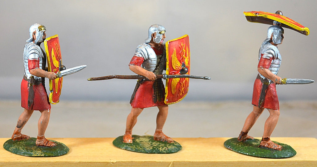 TSSD Hand Painted Roman Legionnaires 3 Piece Set from Set #20