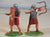 TSSD Hand Painted Roman Legionnaires 4 Piece Set from Set #20