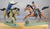 TSSD Painted US Cavalry Horse Soldiers Set #24 - 4 Piece Set Lot 1