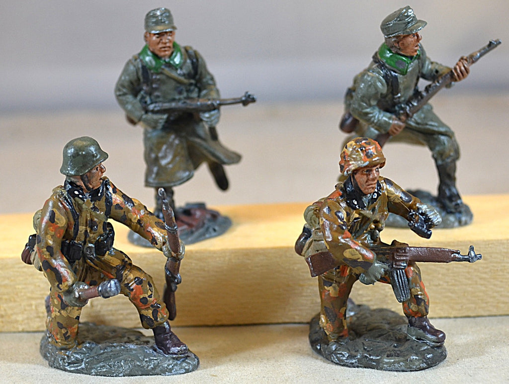 TSSD Painted WWII German Infantry Add On Set #27B - 4 Piece Set