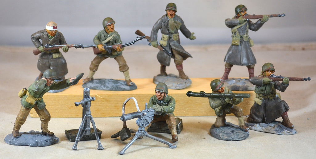 TSSD Painted US Infantry Fire Support 8 Figures