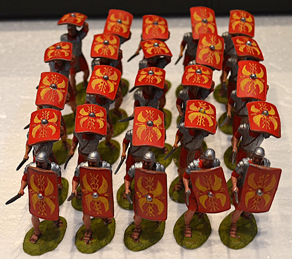 TSSD Painted Roman Testudo (Tortoise) with Raised Shields