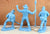 TSSD Civil War Union Artillery Figures 3 Piece Set Light Blue
