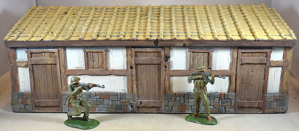 TSSD Hand Painted Vietnam Barracks Building TS1401P