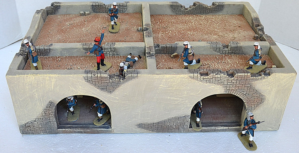 TSSD Hand Painted Alamo Northeast Corner Building TS5431