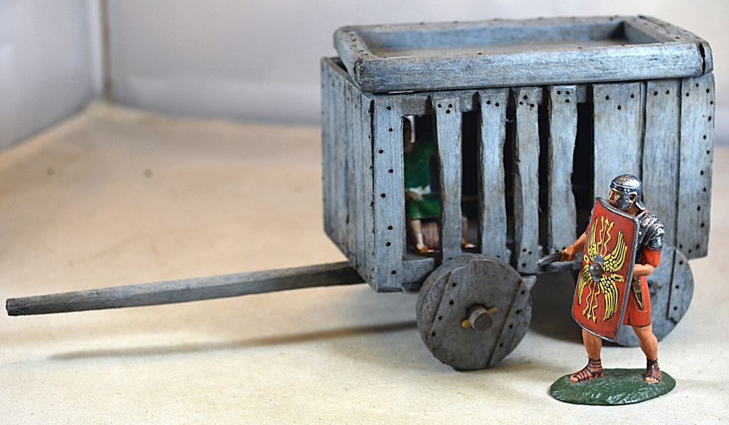 Volk Designs Roman Medieval 4 Wheeled Prison Wagon 2 PC