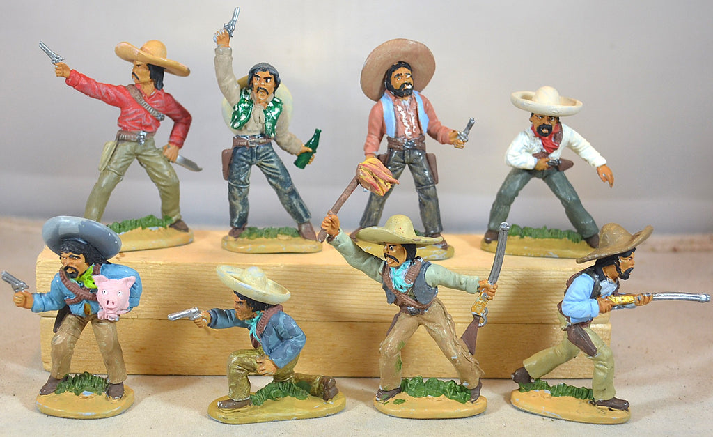 Weston Painted Mexican Bandits Banditos Magnificent 7