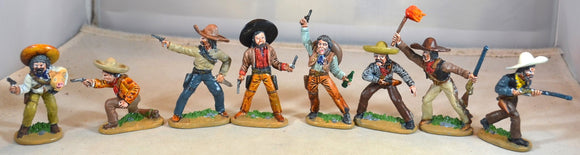 Weston Painted Mexican Bandits Banditos Magnificent 7