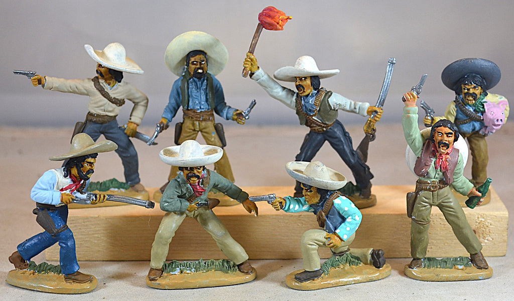 Weston Painted Mexican Bandits Banditos Magnificent 7