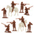 BMC CTS Last of the Mohicans French and Indian War Figure Set