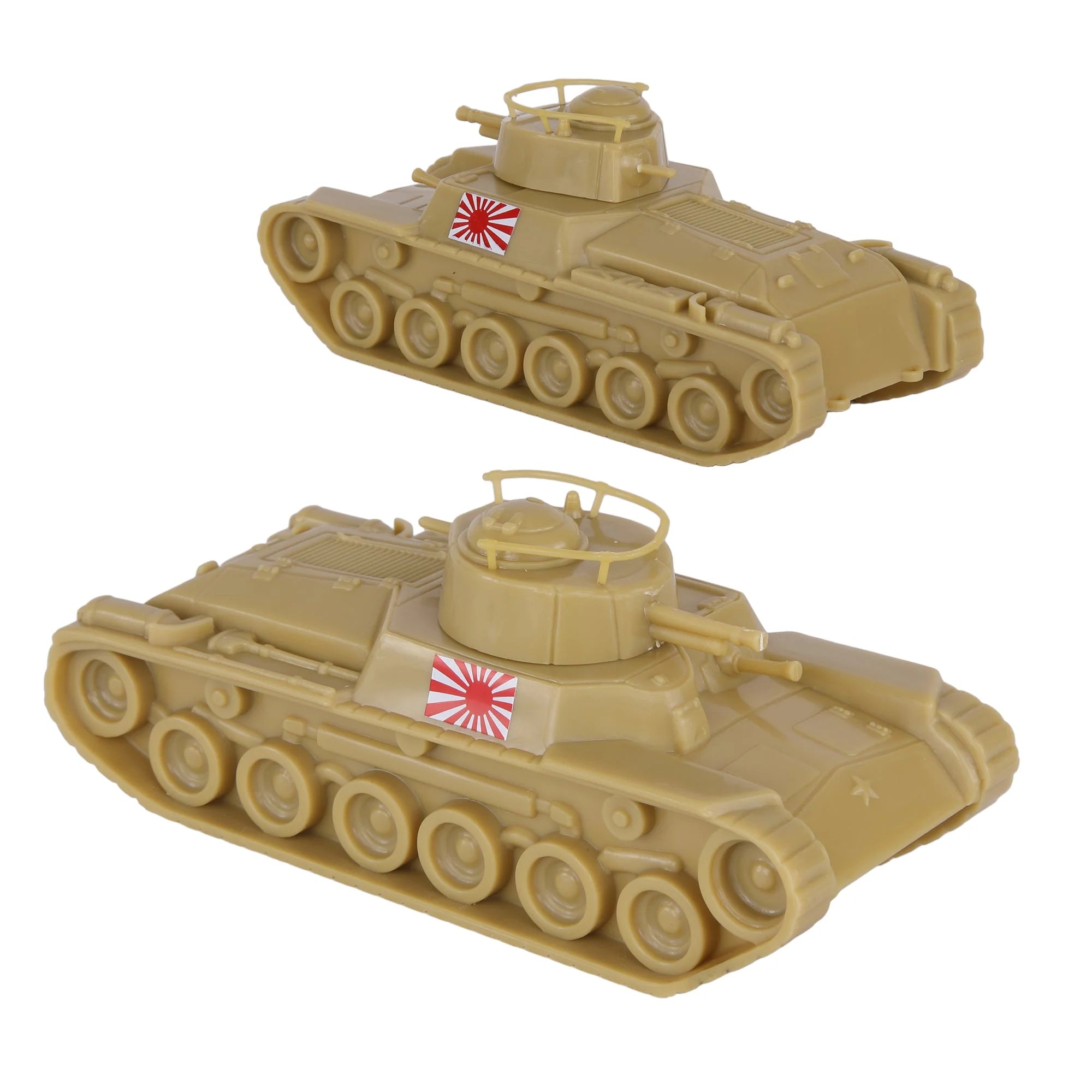 BMC CTS WW II Japanese Chi-Ha Tank Pacific War 2 Pieces BMC CTS WW II Japanese Chi-Ha Tank Pacific War 2 Pieces