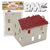 BMC WWII Ruined Spanish Stucco Farmhouse with Red Roof