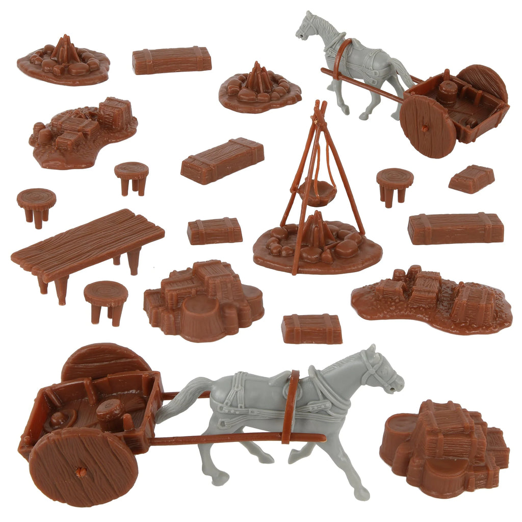 BMC American Revolution Camp Accessories 2-Wheeled Cart Set