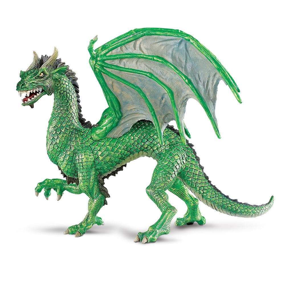 Safari Ltd. Painted Forest Dragon Toy Mythical Medieval Castle Fantasy