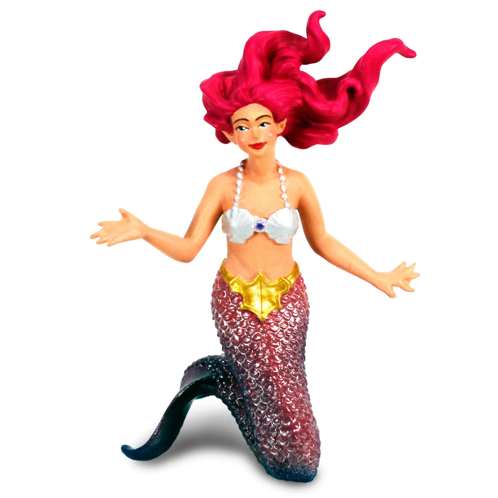 Safari Ltd. Painted Little Pink Haired Mermaid Fantasy Mythical