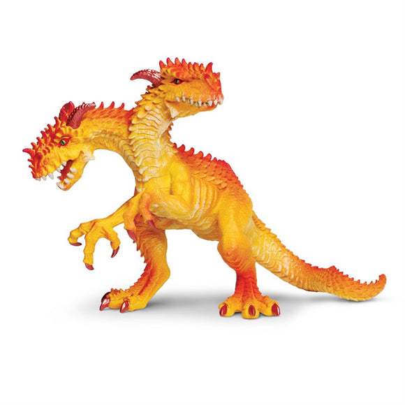 Safari Ltd. Painted Two-Headed Dragon Figure