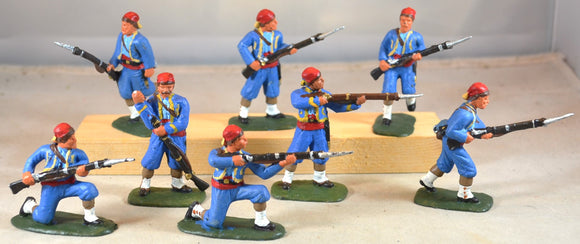 Armies in Plastic Painted Civil War 146th New York Zouaves Regiment