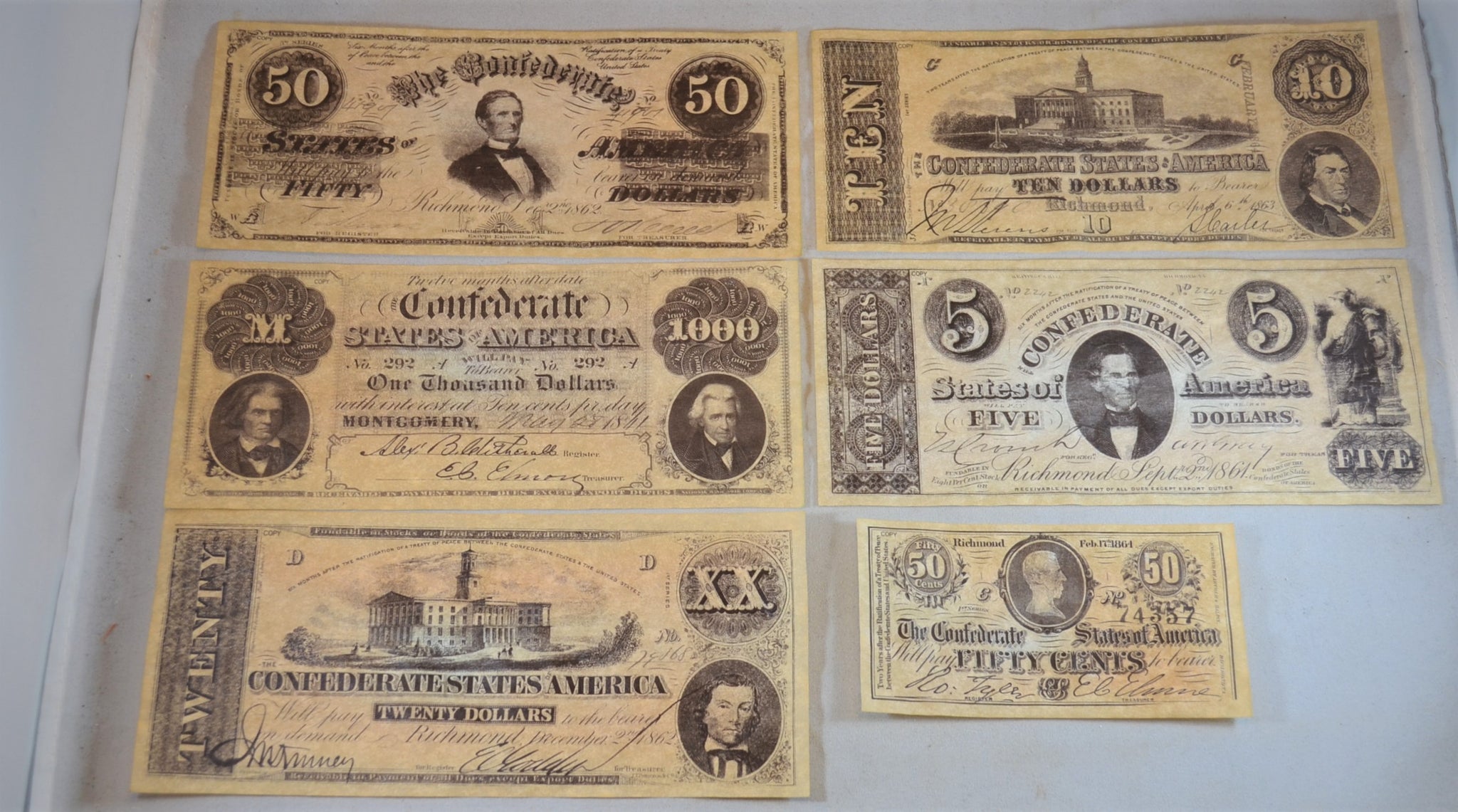 Americana Civil War Confederate Battle Money Replica Set – MicShaun's ...