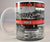 Americana Civil War Timeline Coffee Cup Mug